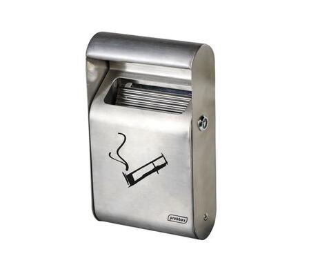 1.5L Outdoor Wall Ashtray in Stainless Steel